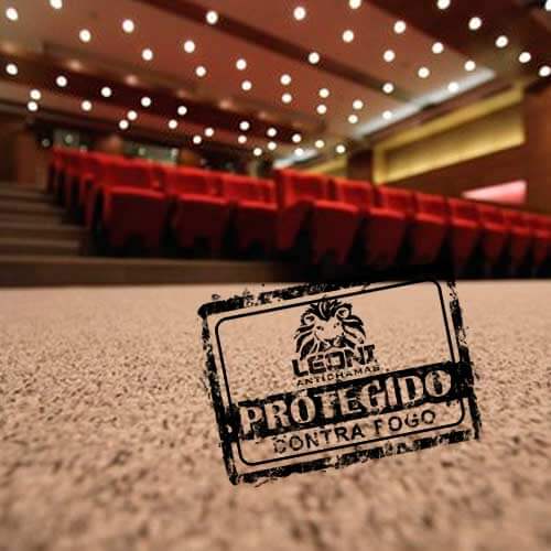 Proteção passiva contra fogo para Carpetes e Fibras Sintéticas